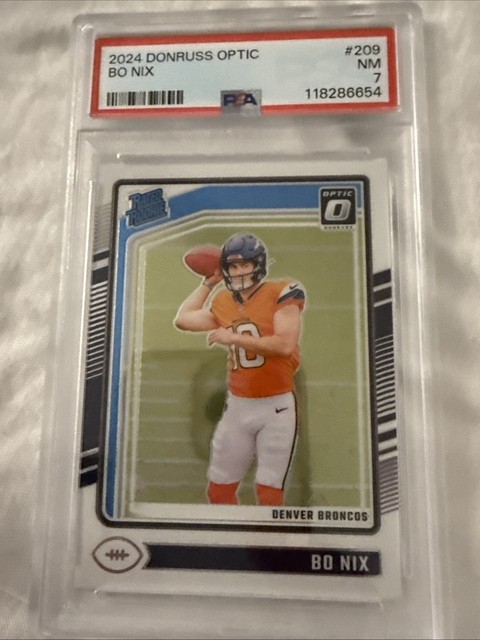 Bo Nix 2024 Panini Donruss Optic Rated Rookie