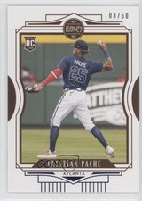 2021 Panini Chronicles Legacy Blue 8/50 Cristian Pache #19 0m4q