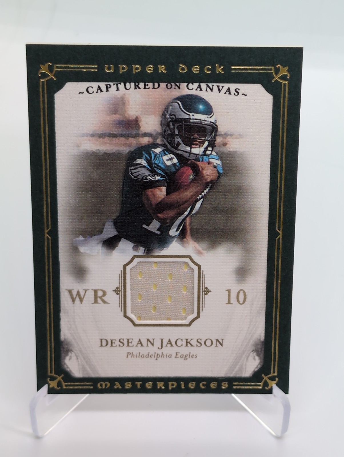 DeSean Jackson Upper Deck Masterpieces Captured on Canvas Jerseys #CC18 Patch