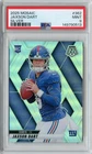 2025 Panini Mosaic Jaxson Dart SILVER PRIZM Rookie RC #362 PSA 9 NEW YORK GIANTS