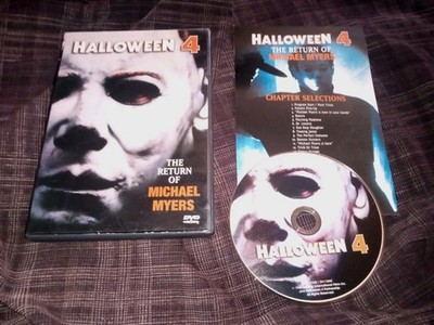 Halloween 4-Return of Michael Myers (DVD, 1988) Anchor Bay No Scratches Rare