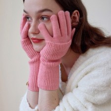 Detachable wool gloves
