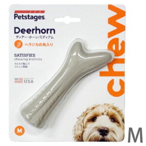Petstages Deerhorn Dog Toy Medium 5inch chew DADWAY animal bone NEW Japan