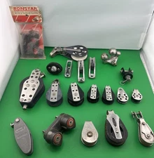Lot Of Marine blocks sailing hardware harken, Ronstan, Nautos Brasil, Schaefer