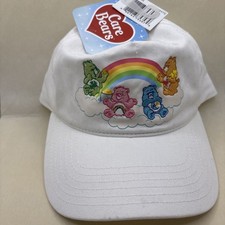 Care Bears Embroidered White Baseball Cap Adjustable Fit