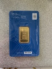 Royal Mint Britannia 20g Gold Bar - 999.9Fine Gold - Sealed & Certified 4388.55 per troy oz