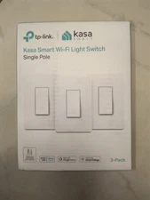 TP-Link Kasa Smart Wi-Fi Light Switch (Single Pole) (3-pack)