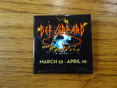 Pin Button The Joint Las Vegas Def Leppard Viva Hysteria! Residency concert show