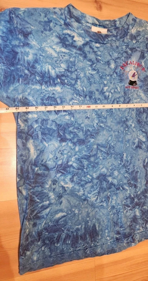 Camiseta De Colección Años 90 Excalibur Las Vegas Para Hombre Grande Hotel Casino Tie Dye Hippie Foto 4 de 4