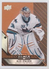 2014-15 Upper Deck Black Diamond Orange Alex Stalock #42 a3q