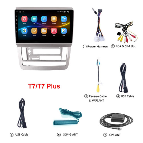 Reproductor multimedia de radio de coche estéreo GPS para Toyota Alphard 2002-2008 - Imagen 5 de 40
