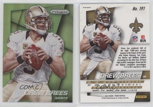 2014 Panini Prizm Green Prizm Drew Brees #191