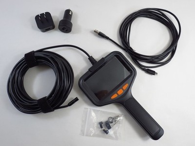 Borescope, Endoscope Inspection Camera w/ Light, 1080P HD LCD Bundle w/ EXTRAS
