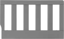Lazio Crib to Toddler Bed Guard Rail Conversion Kit, Dove Gray, Greenguard Gold
