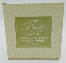 Avon Beauty Dust Refill W/ Puff Moonwind Vintage
