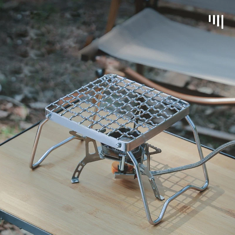 Portable Stainless Steel grill Folding MINI Pocket Grill For Outdoor Camping