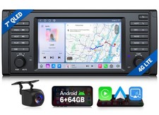 Eonon E39X6S2 6+64 CarPlay Android Autoradio 7"GPS Navi Radio 4G für BMW 5er E39
