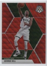 2019-20 Panini Mosaic Tmall Red Wave Prizm George Hill #125 0s5s