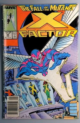X-Factor #24 GD+ 1st Full Appearance of Archangel Newsstand Edition Marvel 1988