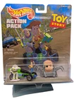 1998 Hot Wheels Action Pack Toy Story BABY FACE/RC CAR/WOODY/BUZZ - nip Mattel