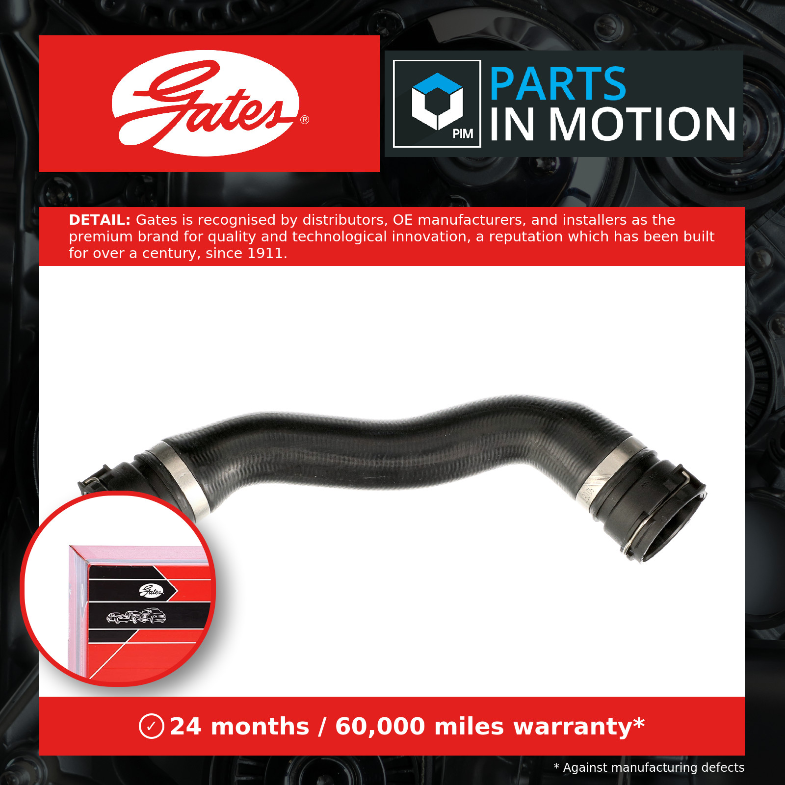 RADIATOR HOSE 05-3528 FOR BMW M57D25 2.5L M57D30 2.9L 6cyl 5 E39 - Image 5