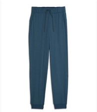 Lululemon On The Fly Jogger Pants 28  Luxtreme Women  s Size 2 Iron Blue Mid Rise