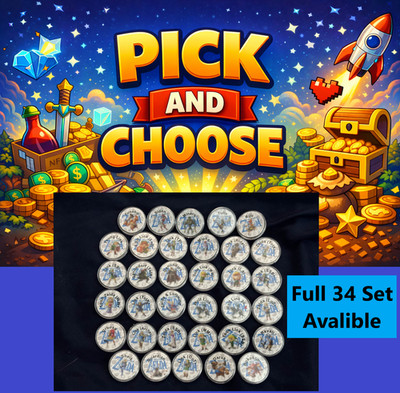 Pick & Choose / 34pc Zelda Hyrule Warriors BOTW TOTK Coins for Switch 1 & 2