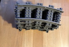 LEGO System 9V Eisenbahn Schienen Kurve (10 Stück)