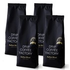 Drip Coffee Factory Italian Blend Coffee Powder, Medium Grind, 2Kg, 500G X 4 Ba_