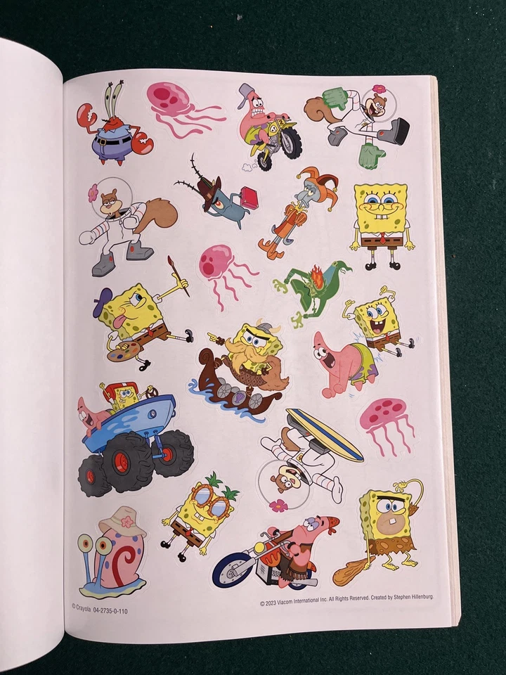 Crayola SpongeBob SquarePants 96pg Coloring Book for Kid - 96 pages & Stickers! - Image 4 of 4