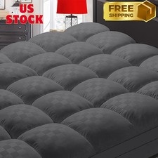 Mattress Topper King,Extra Thick Mattress Pad Cover for Back Pain