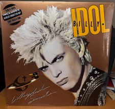 SEALED BILLY IDOL WHIPLASH SMILE LP CHRYSALIS 1986 US ORIG HYPE STICKER OV-41514