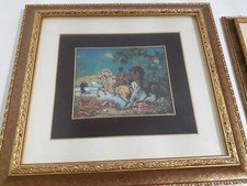 Gonzaga Giovan Francesco lamina argento 24x30 con cornice