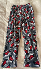 Unbranded Boys Superman Multicolor Pajama Bottoms Button Fly Pockets Size 8