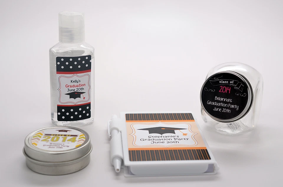 ¡Gracias por venir! Pegatinas redondas personalizadas de graduación de fiesta de graduación 2022 Foto 4 de 4