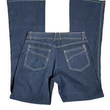 Cache Dark Wash Dressy Flared Leg Jeans Size 2