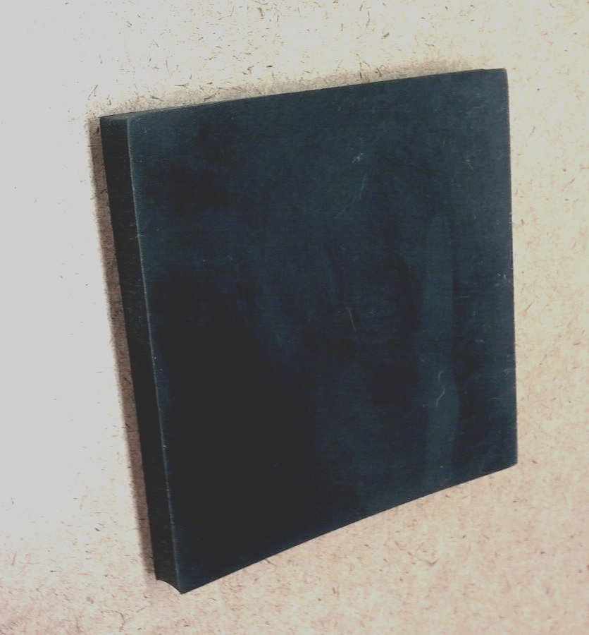 Neoprene Rubber Sheet - 1/2" Thick, 4" X 4" Square, 60 Durometer - Mounting & Gasket Material