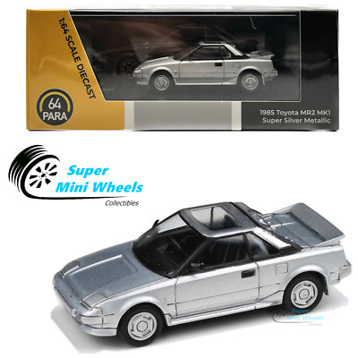 toy shop様 202502 PARA64 - 1:64 - 1985 Toyota MR2 MK1 Super Silver Metallic | eBay