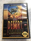 DESERT STRIKE RETURN TO THE GULF SEGA GENESIS GAME CARTRIDGE GAME & CASE