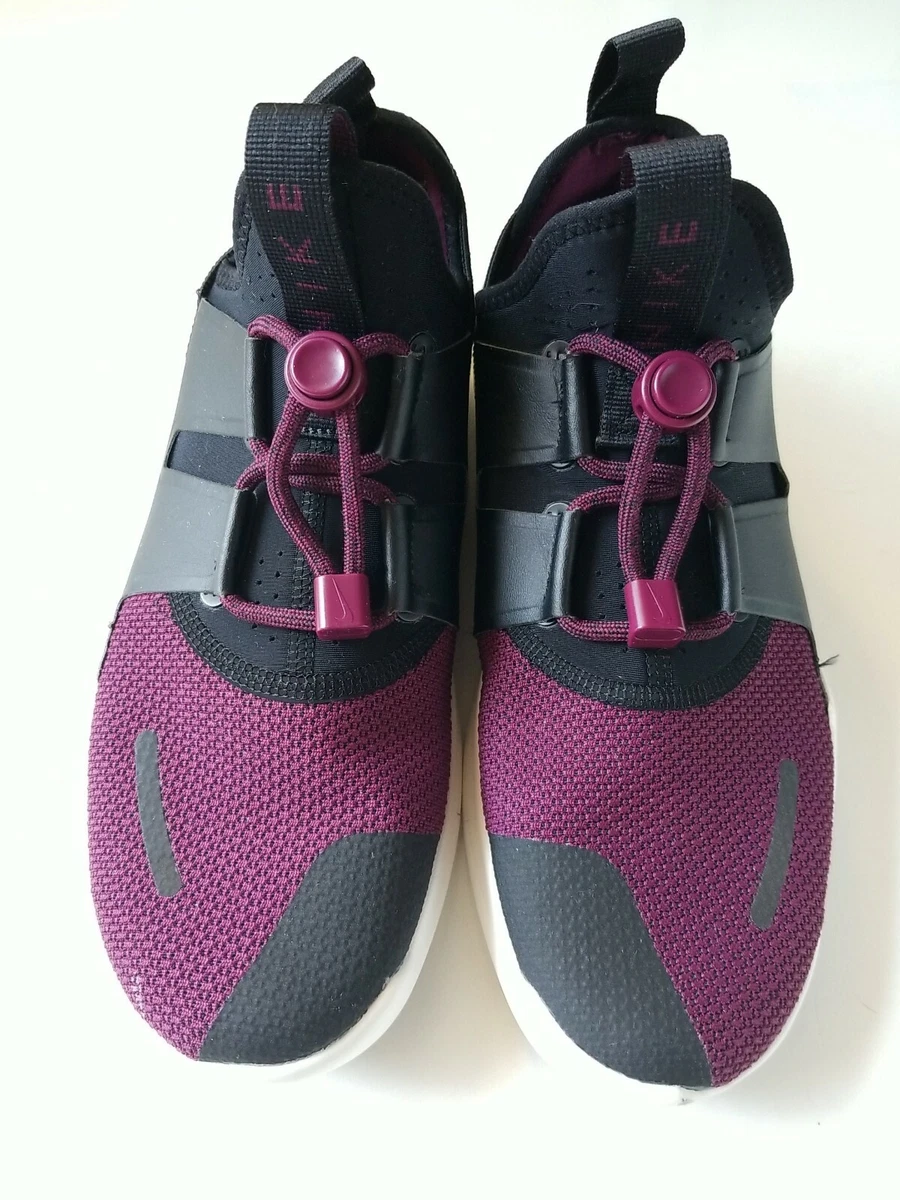 Nike Free Running Commuter 2018 Shoe AJ8309 001 Purple Black Size