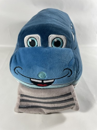 Florida East Coast Railway Plush Train Engine Car Blue FEC Stuffed Toy Rare - Picture 2 of 8
