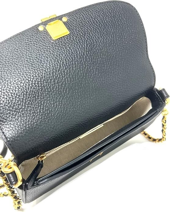 バッグ TORY BURCH Tory Burch 138772 Britten Convertible Crossbody Bag in Black NWT