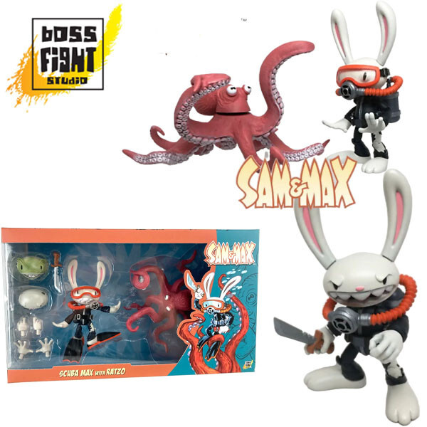 Boss Fight Studio Sam & Max Scuba Max & Ratzo Ginormous Deluxe Set