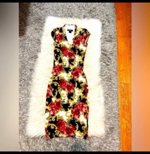 Floral Print Bodycon Dress  Size:S
