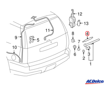 Original GM/ACDelco 25820122 Scheibenwischerblatt BUICK CADILLAC CHEVROLET GMC