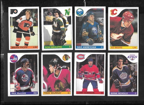 1985-86 OPC O PEE CHEE CARD 133-264 + BOX BOTTOM & TOPPS INSERT STICKER SEE LIST - Picture 22 of 369