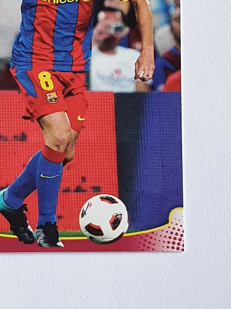 Carte Panini Megacracks La Liga 2011-12 - Andres Iniesta - NM Condition
