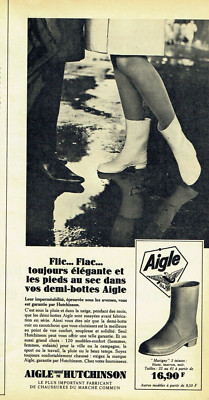 publicité Advertising 0922 1961 Aigle Hutchinson demi-bottes