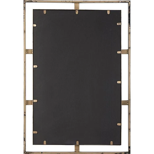 Uttermost Carrizo Rectangle Iron Metal and MDF Mirror in Gold/Bronze - Picture 4 of 6