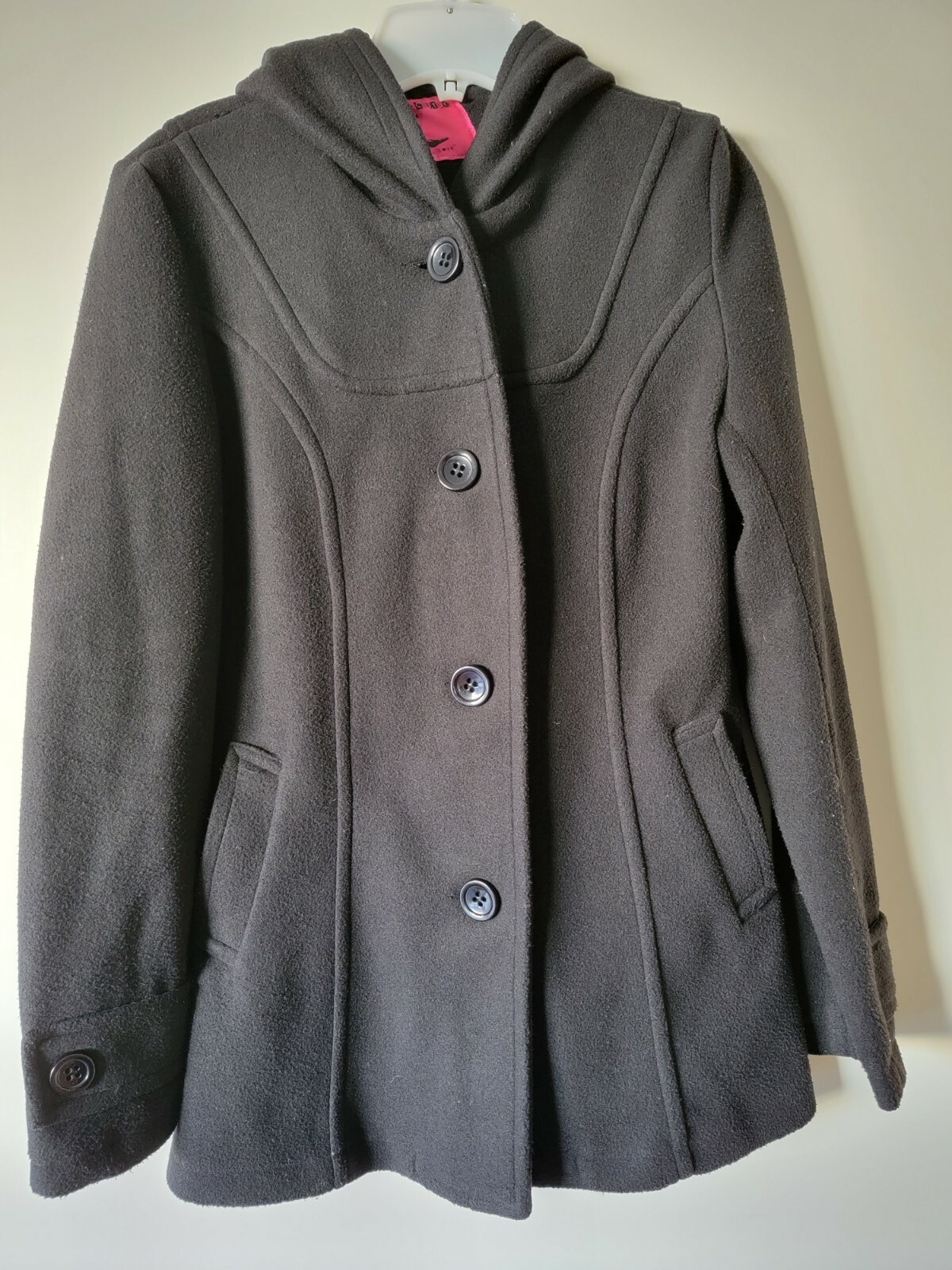 Born Famous Basic Solid Black Button Up with Pock… - image 1